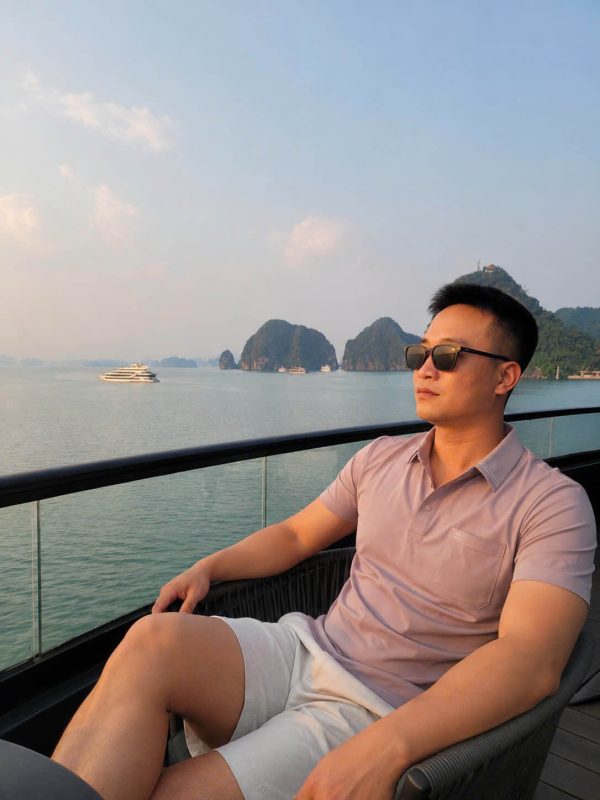 Ban công toàn cảnh trên du thuyền Victorious
